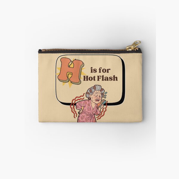 Item preview, The Senior Flashcard Series: H is for Hot Flashes - Human Thermostat - Retro Humor Collection designed and sold by Searching ideas.