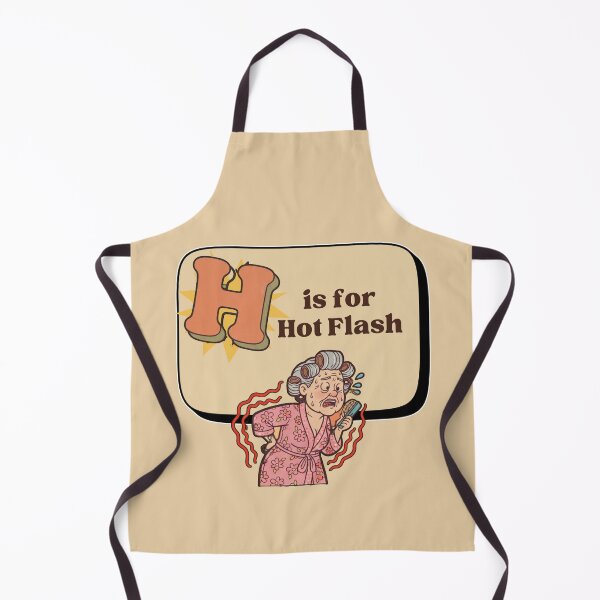 Item preview,  The Senior Flashcard Series: H is for Hot Flashes - Human Thermostat -  Retro Humor Collection designed and sold by Searching ideas.