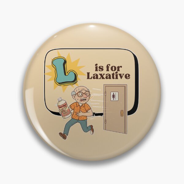 Item preview, The Senior Flashcard Series: L is for Laxative - The Daily Push -  Retro Humor Collection designed and sold by Searching ideas.
