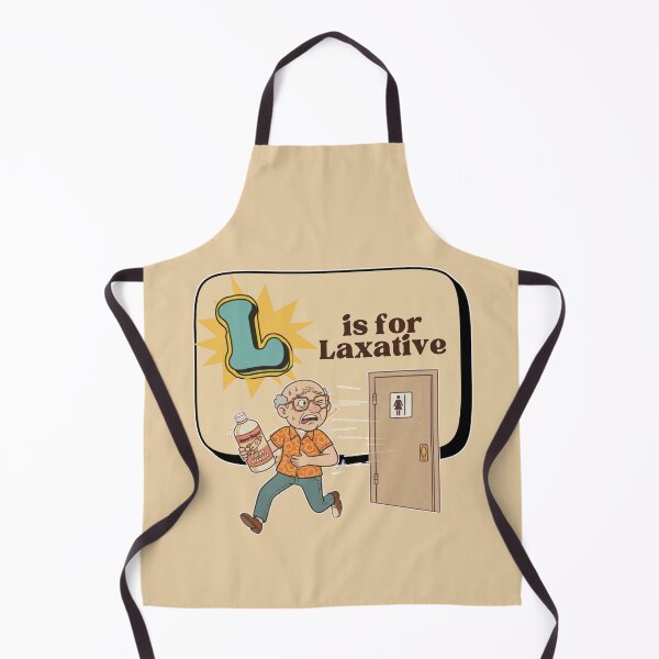 Item preview, The Senior Flashcard Series: L is for Laxative - The Daily Push -  Retro Humor Collection designed and sold by Searching ideas.