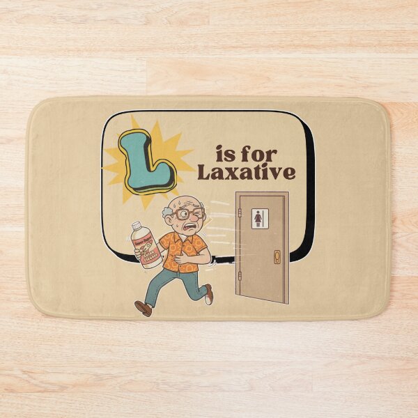 Item preview, The Senior Flashcard Series: L is for Laxative - The Daily Push -  Retro Humor Collection designed and sold by Searching ideas.