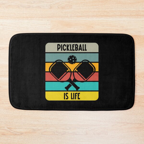 Item preview, Pickleball Is Life Retro Sunset Badge designed and sold by esmikpagudv.