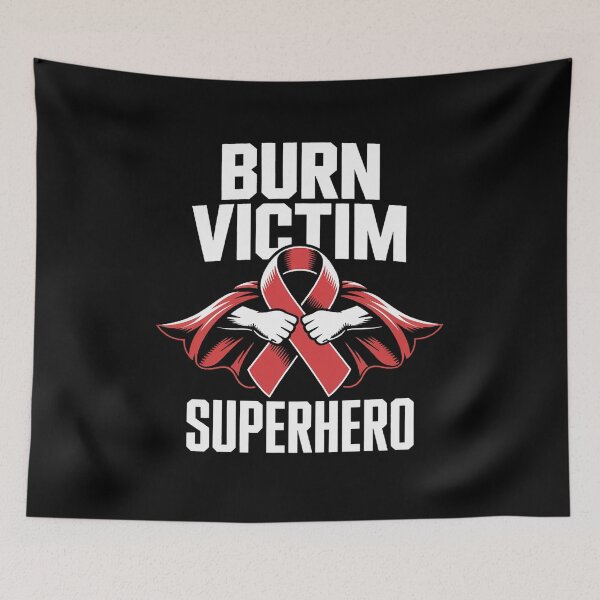 Item preview, Burn Victim Superhero Survivor Warrior Fighter Recovery designed and sold by KonopikaaArt.