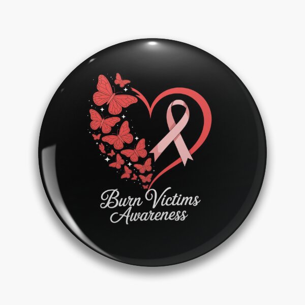 Item preview, Burn Victims Awareness Heart Burn Victims designed and sold by KonopikaaArt.