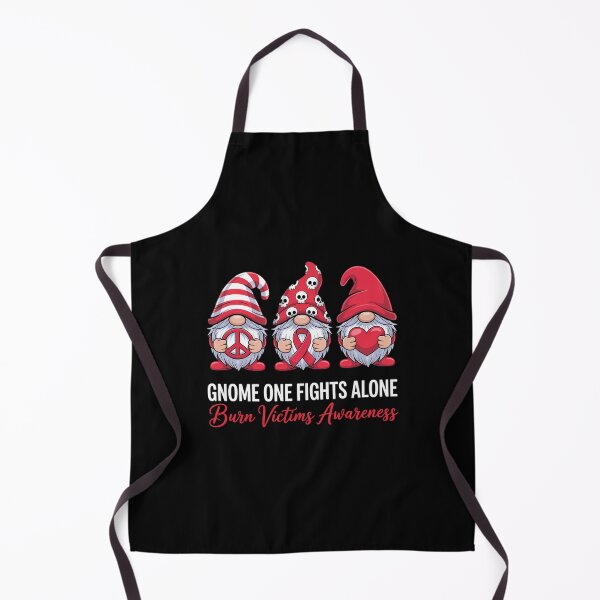 Item preview, Burn Victims Awareness Month Red Ribbon Gnomies Support designed and sold by KonopikaaArt.