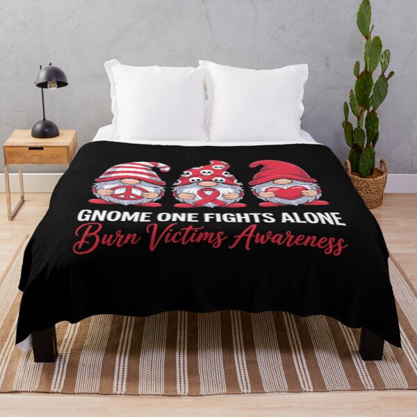 Item preview, Burn Victims Awareness Month Red Ribbon Gnomies Support designed and sold by KonopikaaArt.