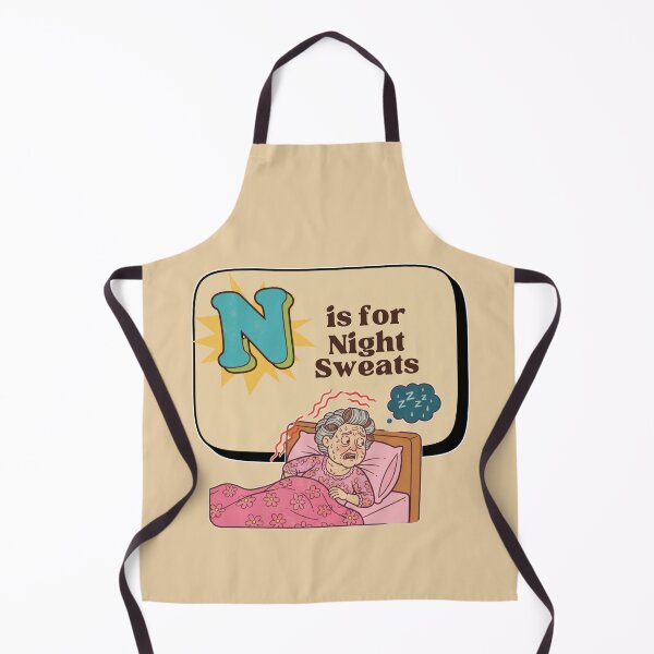 Item preview, The Senior Flashcard Series: N is for Night Sweats - Lake Dweller-  Retro Humor Collection designed and sold by Searching ideas.
