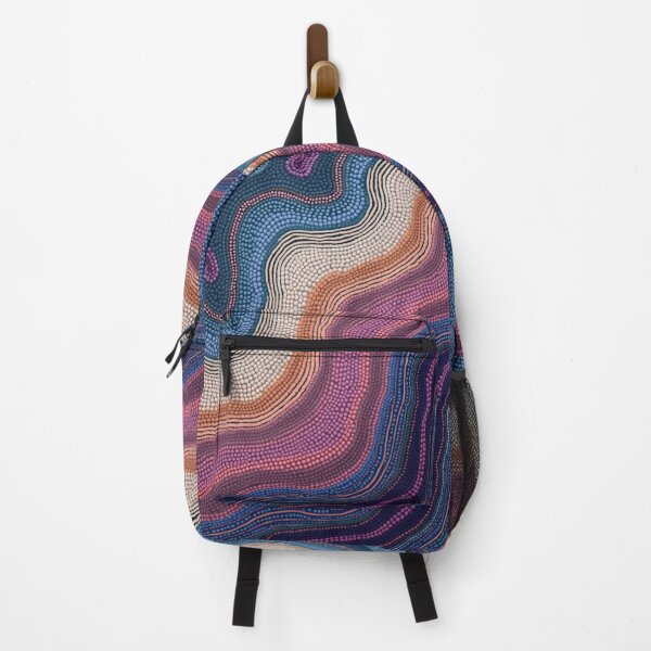 Item preview, Aboriginal Inspired Dot Art - Midnight Beach Waves designed and sold by GrinGalore.