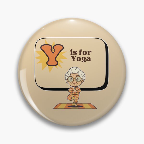 Item preview, The Senior Flashcard Series: Y is for Yoga - Remote Control Stretch -  Retro Humor Collection designed and sold by Searching ideas.