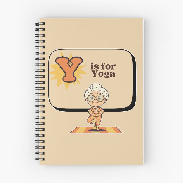 Item preview, The Senior Flashcard Series: Y is for Yoga - Remote Control Stretch -  Retro Humor Collection designed and sold by Searching ideas.