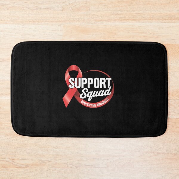 Item preview, Burn Victims Awareness Red Ribbon Support Squad designed and sold by KonopikaaArt.