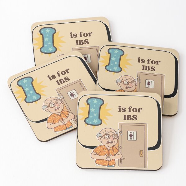 Item preview, The Senior Flashcard Series: I is for IBS - In a Hurry -  Retro Humor Collection designed and sold by Searching ideas.