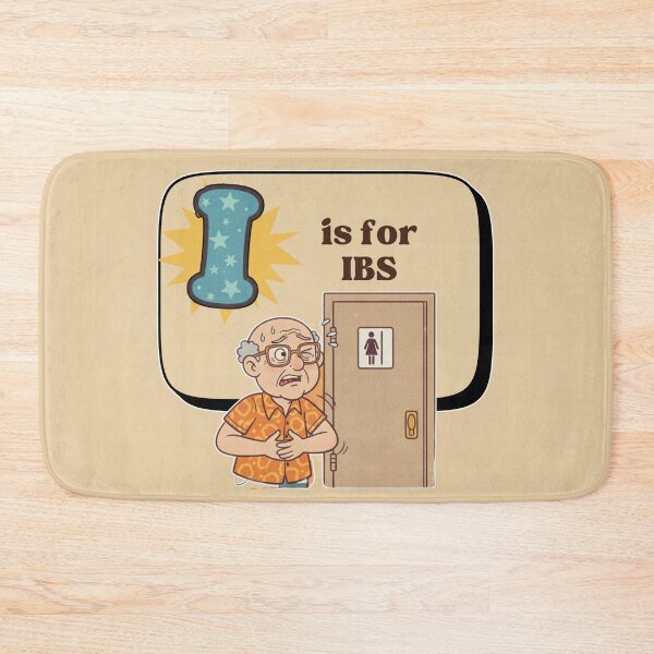 Item preview, The Senior Flashcard Series: I is for IBS - In a Hurry -  Retro Humor Collection designed and sold by Searching ideas.