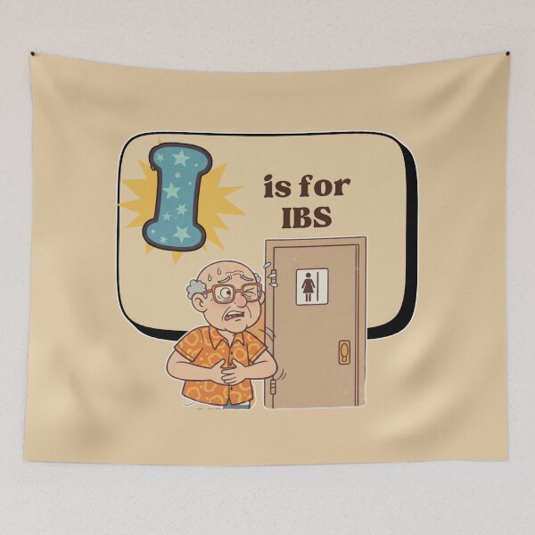 Item preview, The Senior Flashcard Series: I is for IBS - In a Hurry -  Retro Humor Collection designed and sold by Searching ideas.