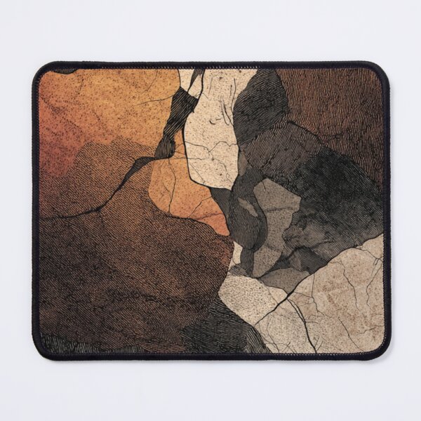 Item preview, Imperfect Hand-Drawn Scribbles – Warm Textured Collage designed and sold by ChinzorigBAY.