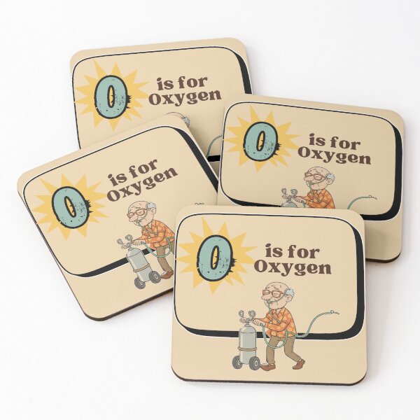 Item preview, The Senior Flashcard Series: O is for Oxygen - Catching My Breath -  Retro Humor Collection designed and sold by Searching ideas.