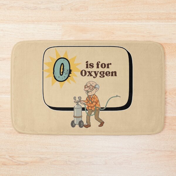 Item preview, The Senior Flashcard Series: O is for Oxygen - Catching My Breath -  Retro Humor Collection designed and sold by Searching ideas.