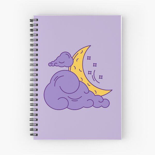 Item preview, Gloomy Whimsy Goth Purple Night Crescent Moon designed and sold by AceTayYay.