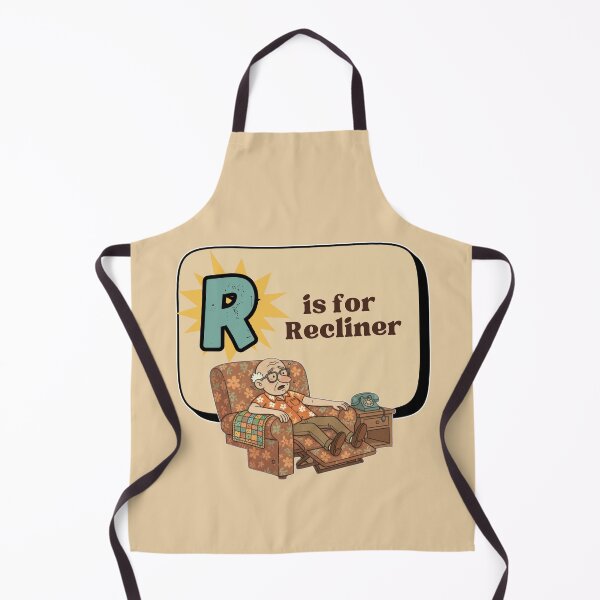 Item preview, The Senior Flashcard Series: R is for Recliner - King of the Living Room -  Retro Humor Collection designed and sold by Searching ideas.