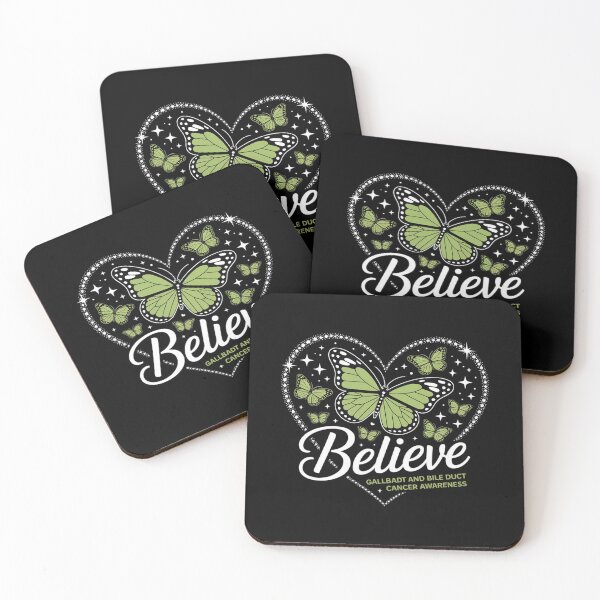 Item preview, Butterfly Believe Green Ribbon Gallbladder Bile Duct Cancer designed and sold by KonopikaaArt.