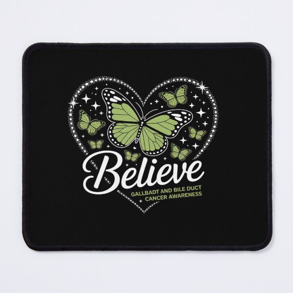 Item preview, Butterfly Believe Green Ribbon Gallbladder Bile Duct Cancer designed and sold by KonopikaaArt.