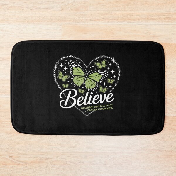 Item preview, Butterfly Believe Green Ribbon Gallbladder Bile Duct Cancer designed and sold by KonopikaaArt.