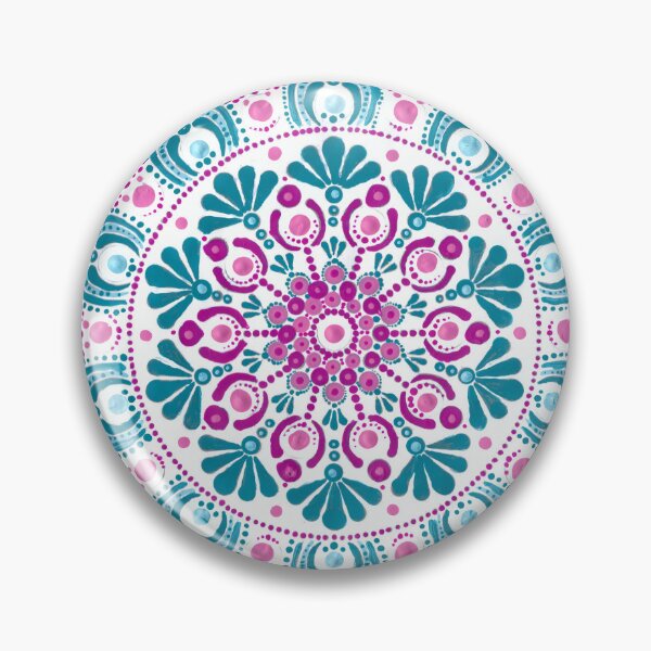 Item preview, Pink and Blue Mandala designed and sold by ElexisND.
