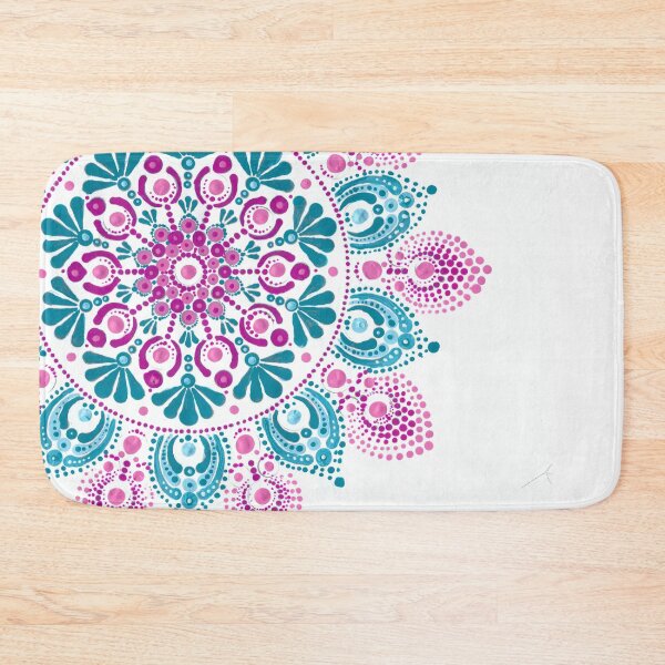 Item preview, Pink and Blue Mandala designed and sold by Dreamweaver Mandalas.