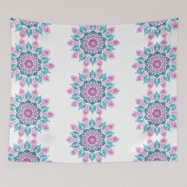 Item preview, Pink and Blue Mandala designed and sold by ElexisND.