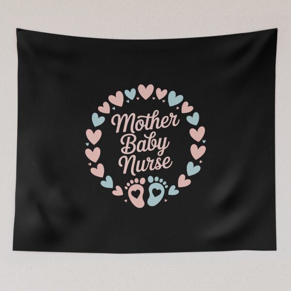 Item preview, Mother Baby Nurse, Postpartum Nurse, Valentine's Day designed and sold by IdunayaStore.