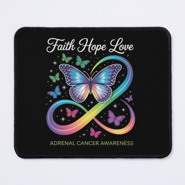 Item preview, Butterfly Faith Hope Love Adrenal Cancer Awareness designed and sold by KonopikaaArt.