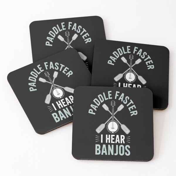 Item preview, Paddle Faster I Hear Banjos Humor for Canoeing Adventures designed and sold by LacostCarl.