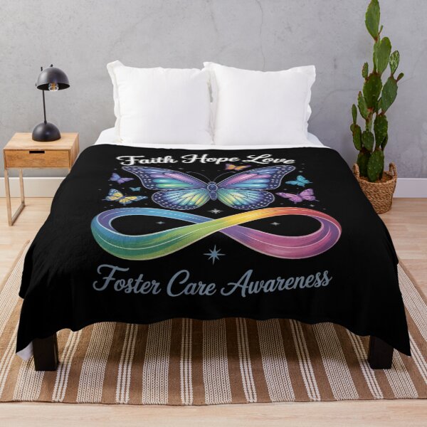 Item preview, Butterfly Faith Hope Love Foster Care Awareness designed and sold by KonopikaaArt.