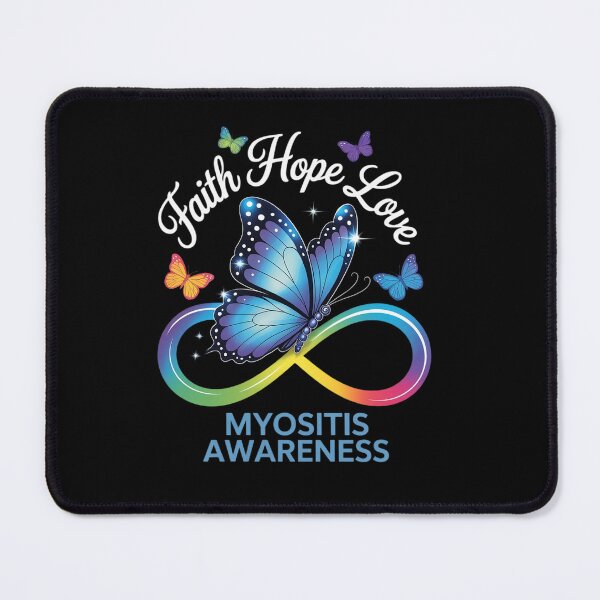 Item preview, Butterfly Faith Hope Love Myositis Awareness designed and sold by KonopikaaArt.