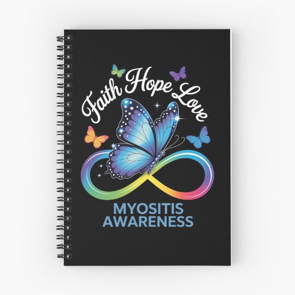 Item preview, Butterfly Faith Hope Love Myositis Awareness designed and sold by KonopikaaArt.