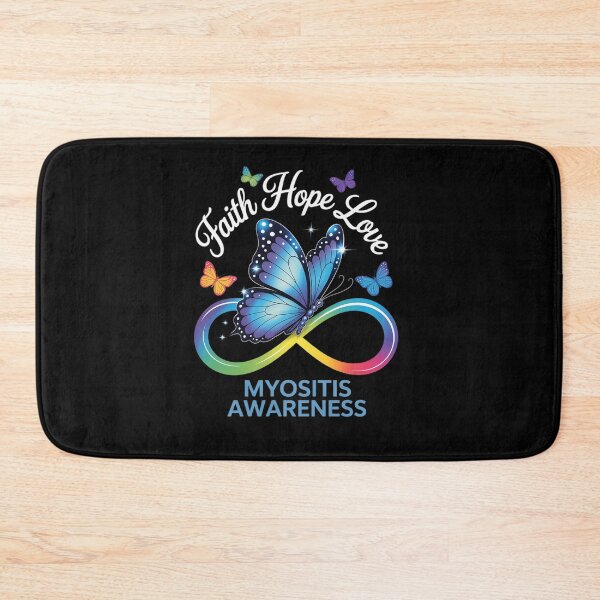 Item preview, Butterfly Faith Hope Love Myositis Awareness designed and sold by KonopikaaArt.