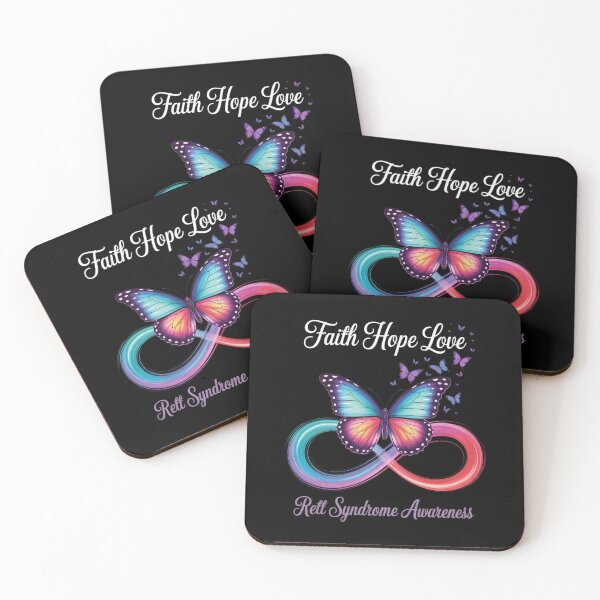 Item preview, Butterfly Faith Hope Love Rett Syndrome Awareness designed and sold by KonopikaaArt.