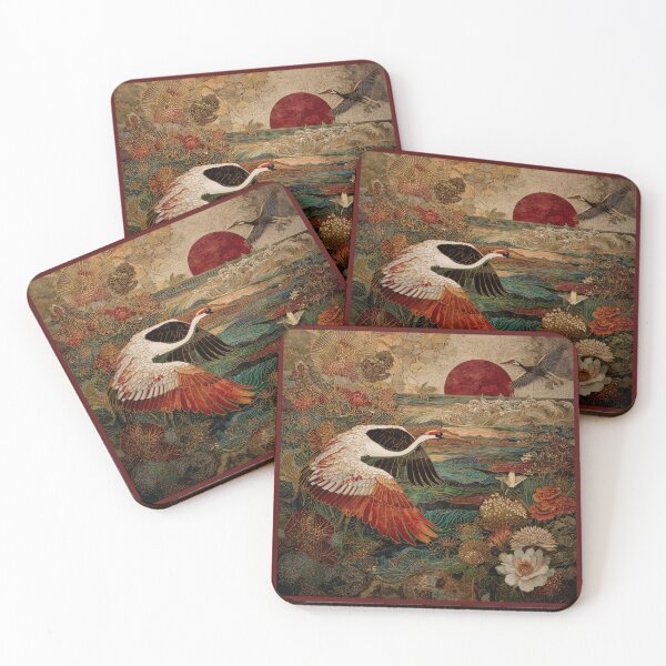Item preview, Crane Abstract landscape designed and sold by Tridentulus.