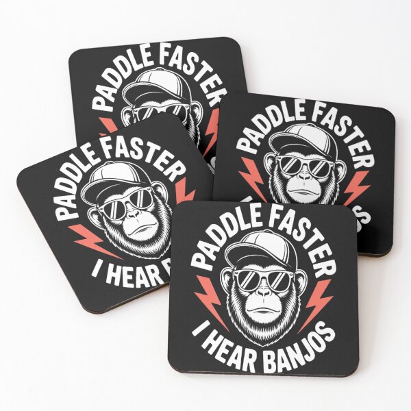 Item preview, Paddle Faster I Hear Banjos Monkey designed and sold by LacostCarl.