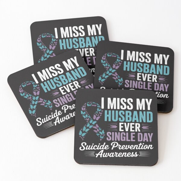 Item preview, I Miss My Husband Every Single Day Suicide Prevention Ribbon designed and sold by lamsaoniutoi.