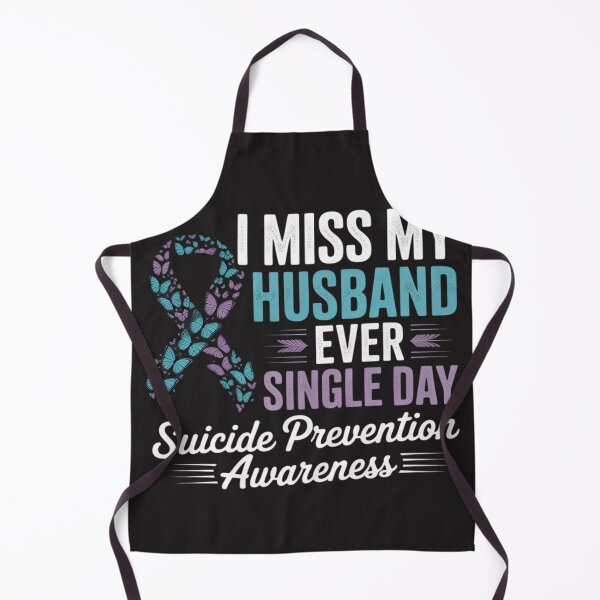 Item preview, I Miss My Husband Every Single Day Suicide Prevention Ribbon designed and sold by lamsaoniutoi.