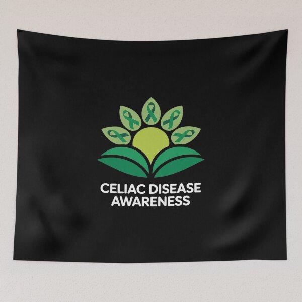 Item preview, Celiac Disease Awareness - Green Ribbon designed and sold by KonopikaaArt.