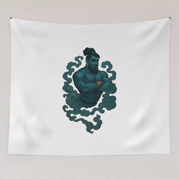Item preview, Mystical Blue Genie designed and sold by luckyyouth.