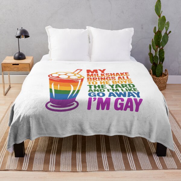 Item preview, My Milkshake Brings All The Boys To The Yard LGBTQ Gay Pride designed and sold by IdunayaStore.