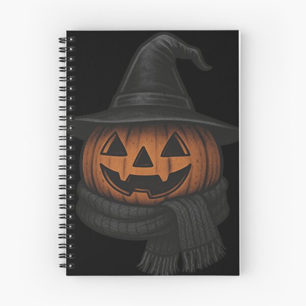 Item preview, Witch Hat Jack O Lantern – Cozy Gothic Halloween Pumpkin designed and sold by Mouraludia.