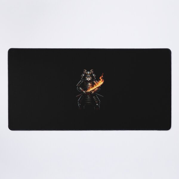 Item preview, Flaming Katana Samurai Cat – Epic Japan designed and sold by SWEET-TINAPAY.