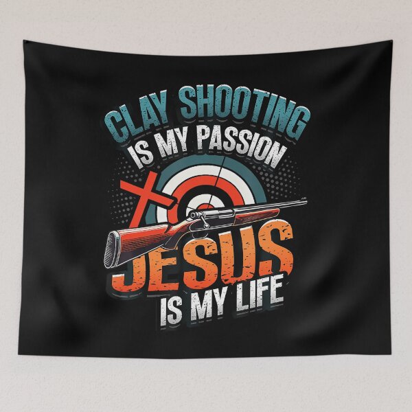 Item preview, Clay Shooting Is My Passion Jesus Is My Life Clay Shooting designed and sold by RylynKaub86.