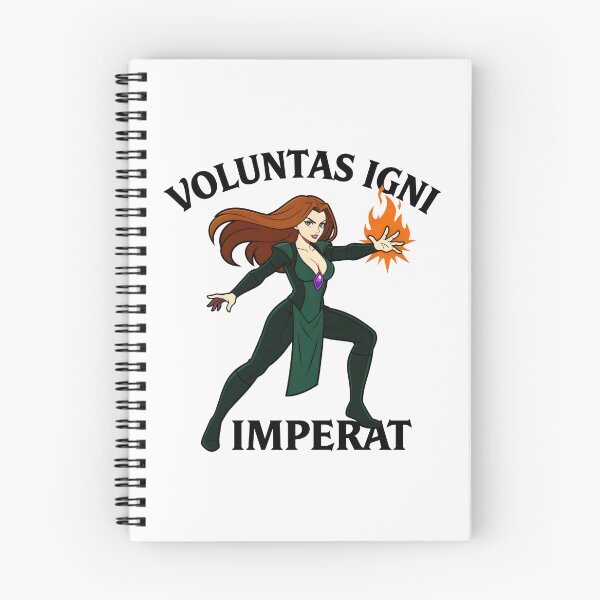 Item preview, Voluntas Igni Imperat Fantasy Fire Sorceress Elemental Magic Art designed and sold by SplashTastic.