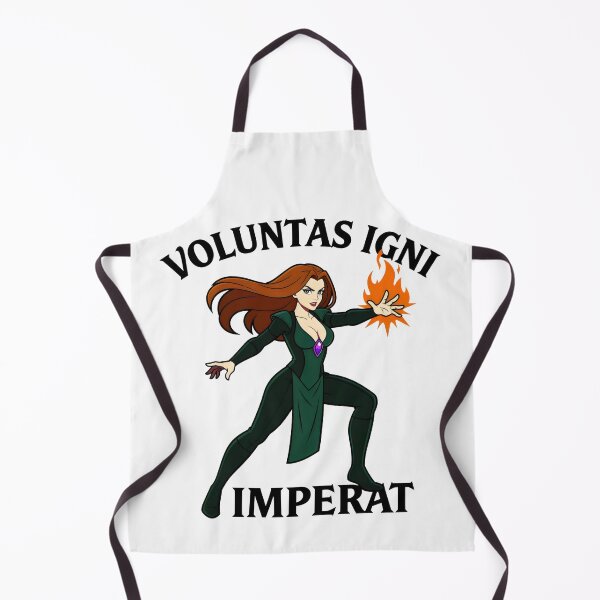 Item preview, Voluntas Igni Imperat Fantasy Fire Sorceress Elemental Magic Art designed and sold by SplashTastic.