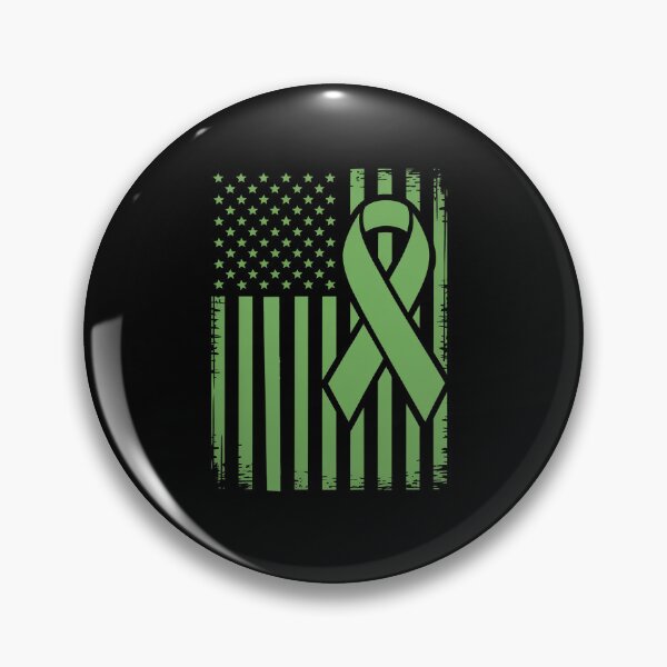 Item preview, American Flag Green Ribbon Dwarfism Awareness designed and sold by SIGORDESIGN.
